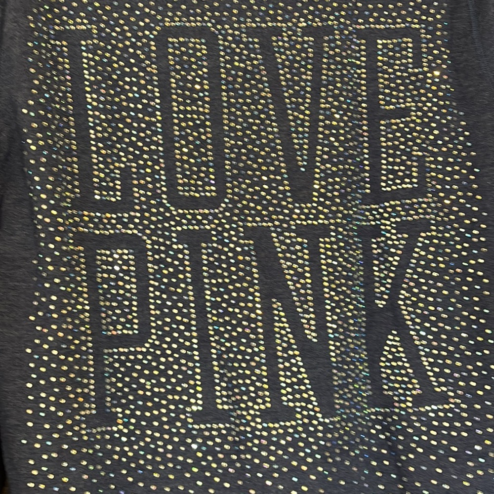 VS PINK Vintage Holographic Bling Hoodie - Picture 8 of 11